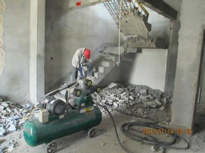 相城混泥土楼梯人工拆除