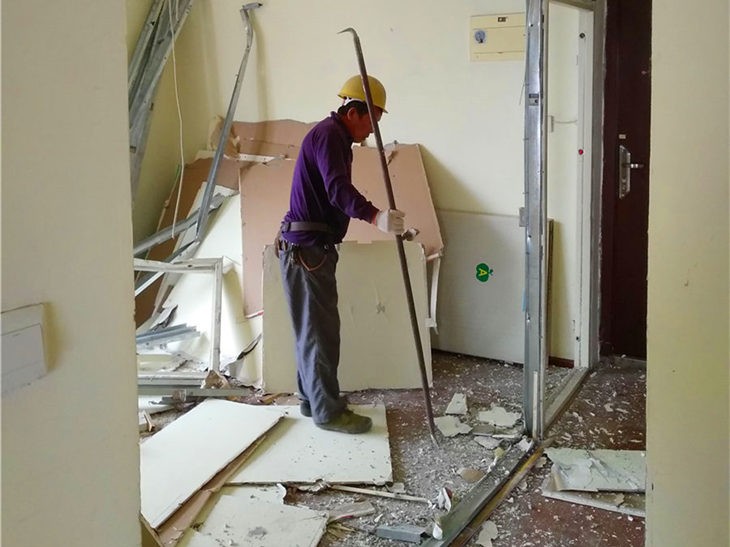 相城石膏板隔墙拆除