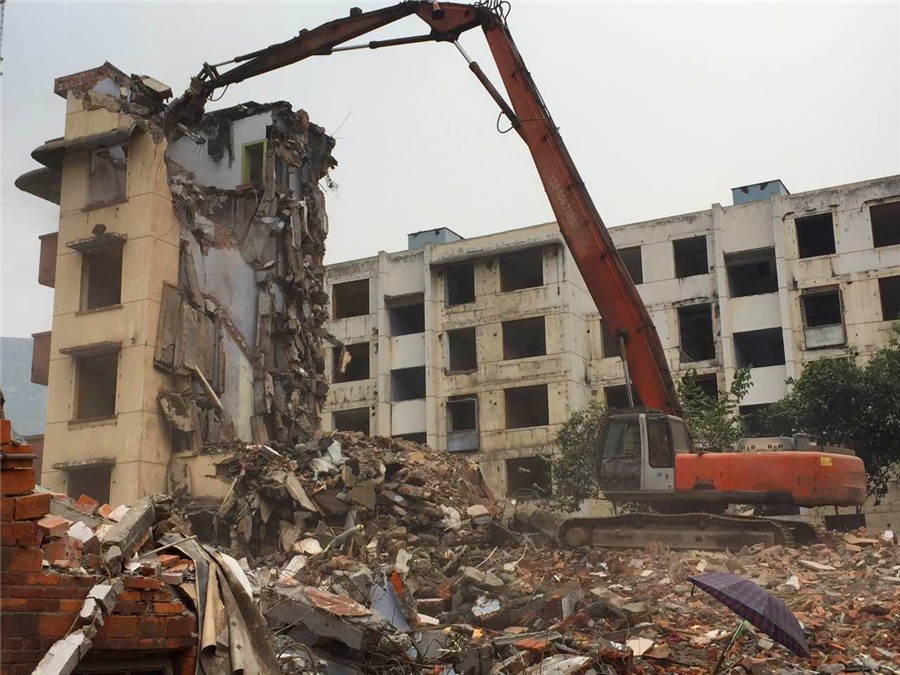 相城加长臂房屋拆除